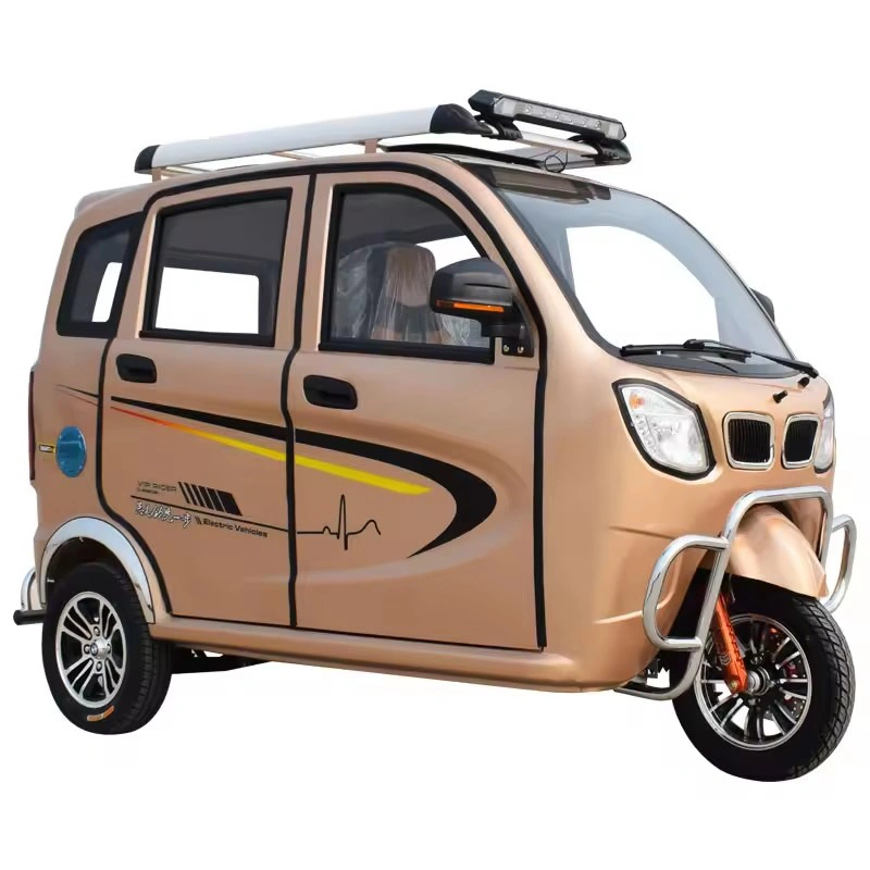 High Quality New Adult Closed Electric Passenger, Cargo, Three Wheels, Richshaw, Motor, Petrol, Motorized, Electric Trike, Vehicle, Bicycle