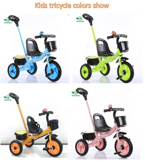 Baby Tricycle Bicycle Kids Tricycle Children Tricycle Kids Tricycle Indoor Outdoor Kids Tricycle with Push Bar