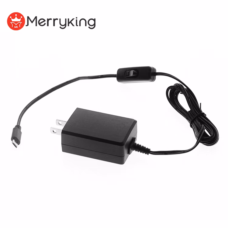 Black White 9V 2A 18W Series Wall Mount Type AC DC Power Adapter with CE UL GS Certificates for LED Light/Video/Audio