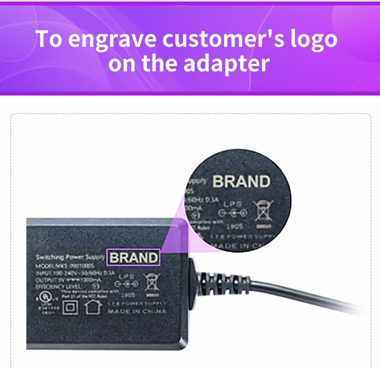 9V 12V 15V 24V 48V Universal Adaptor with CE GS UL PSE FCC SAA C-Tick Kc Kcc AC DC Power Adapter Factory