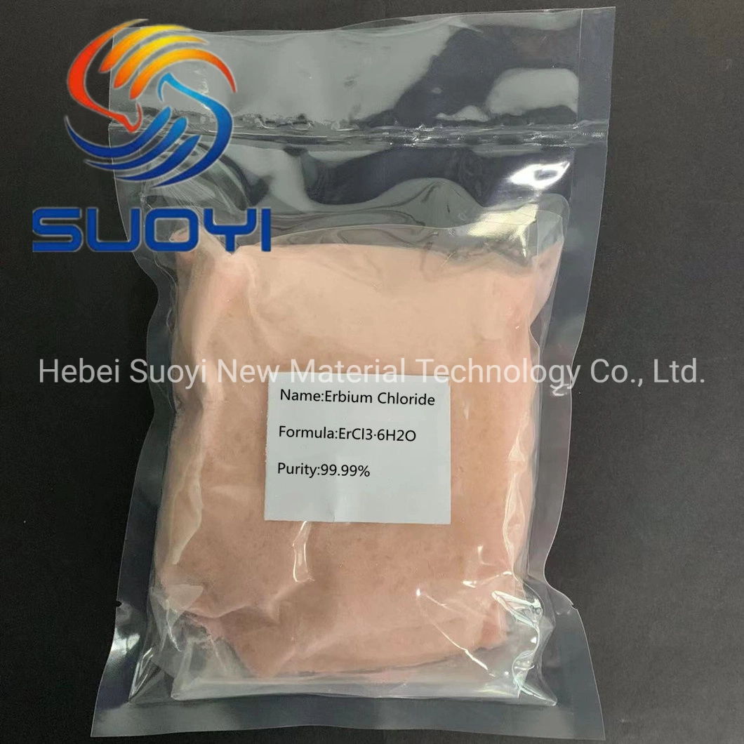 High Purity 99-99.99% Erbium Chloride Hexahydrate Ercl3-6 (H2O) CAS No. 10025-75-9