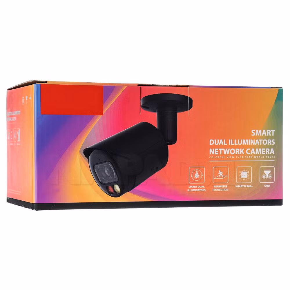 Built-in Mic 2MP Full Color Night Vision Poe IP Security CCTV Camera with After-Sales Support