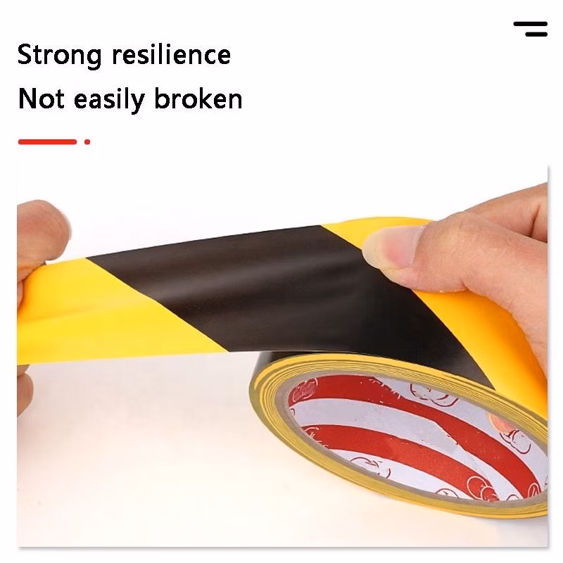 Caution Tape Warning Reflective PE Barrier Marking Safety Barricade Adhesive Colorful Waterproof