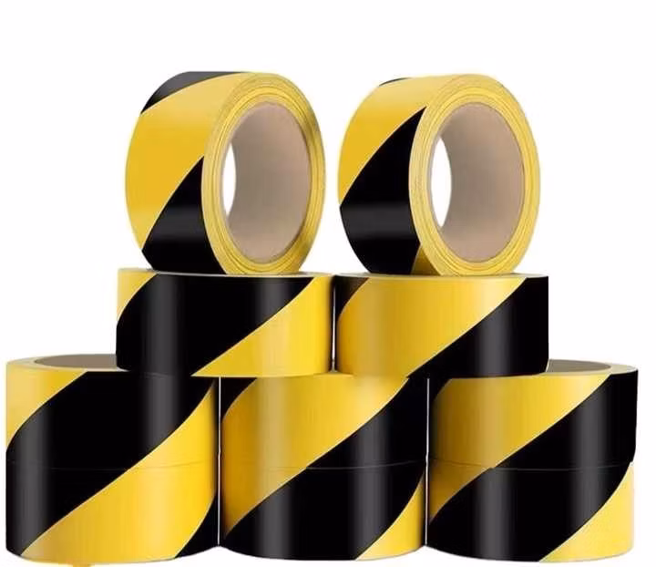 Caution Tape Warning Reflective PE Barrier Marking Safety Barricade Adhesive Colorful Waterproof