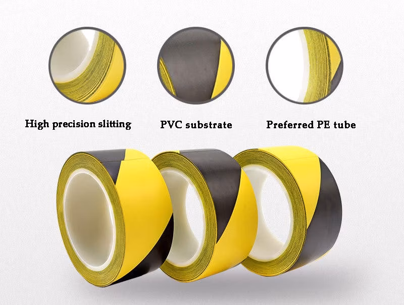 Caution Tape Warning Reflective PE Barrier Marking Safety Barricade Adhesive Colorful Waterproof