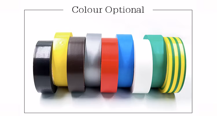 PVC Electrical Line Rubber Adhesive Colorfu High Voltage Insulation Tape