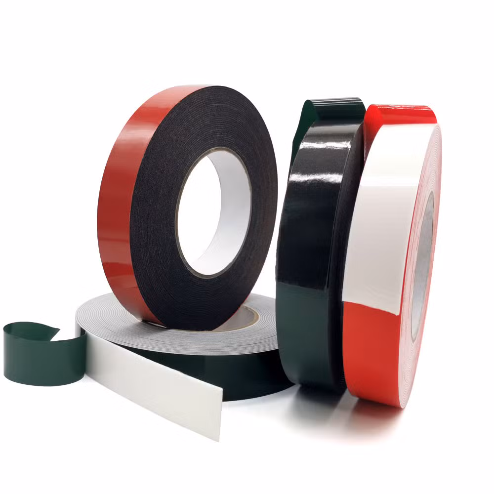 1.5mm Thickness Waterproof Double Side PE Foam Acrylic Adhesive Tape for Mounting Cable Raceways