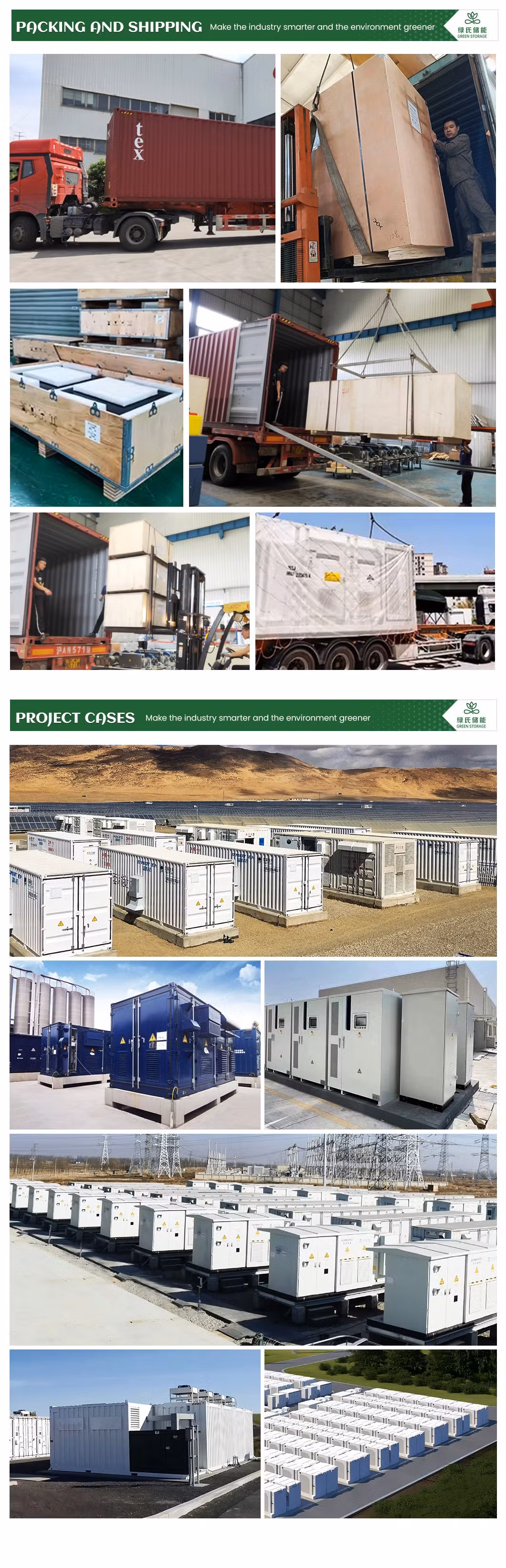 Green Storage Liquid Cooling Container Manufacturing Hugh Energy Density Liquid Cooled Bess China Air Cooling Industrial Commercial Energy Storage Container