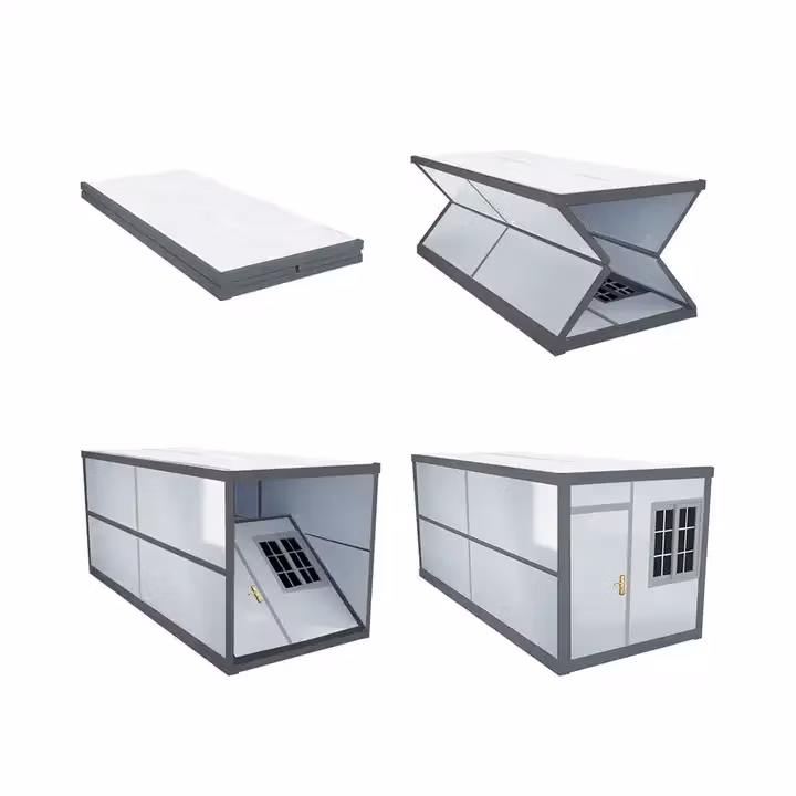 20FT 40FT Cheap Folding Portable House Foldable Prefabricated Container Home