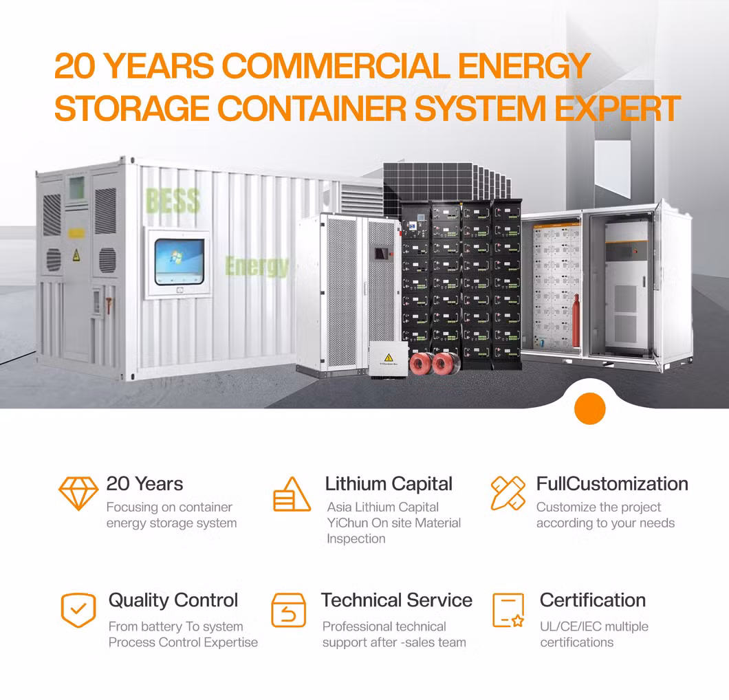 Dawnice 1500kwh 1200kwh 1300kwh 1600kwh 500kwh Battery Pack 2000kwh Lithium Ion Battery 10kwh LiFePO4 Energy Storage Battery Container