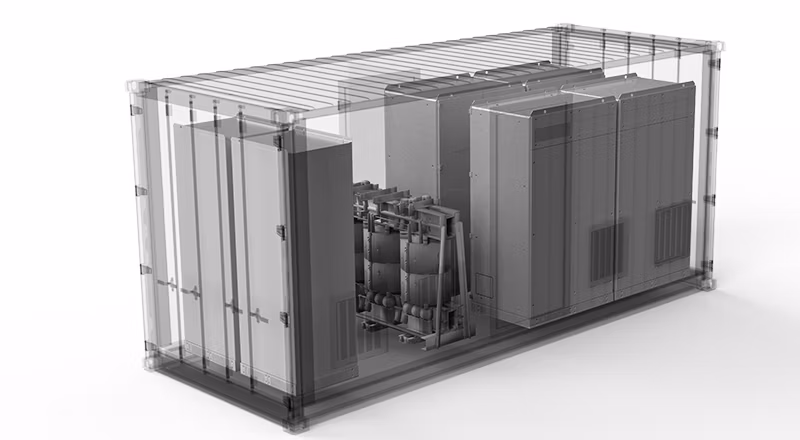 Containerized Solar Battery Energy Storage System 2 Mwh Industrial Commercial Energy Storage