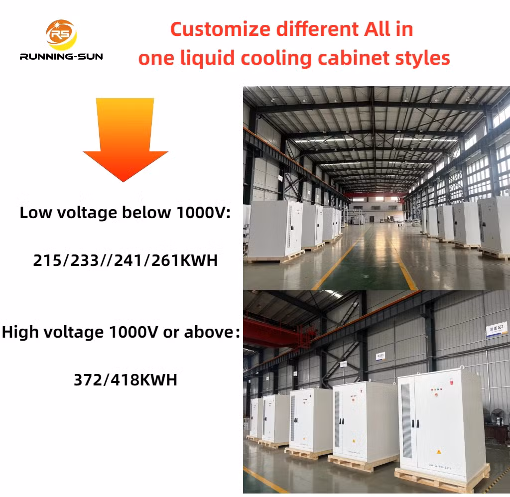 125kw/261kwh Lithium Battery Energy Storage Container Industrial and Commercial Liquid Cooling Bess