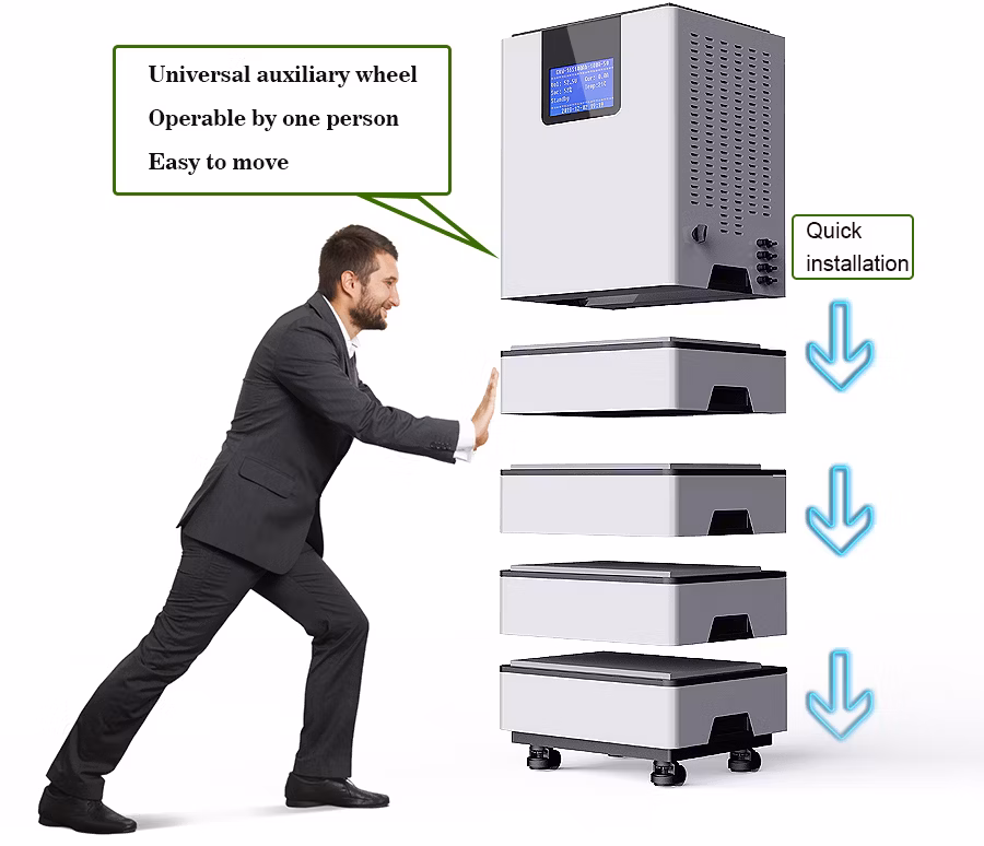 All in One System Is Suitable for Home Business, Solar Battery 10kwh, Lithium Solar Battery 200ah for Home Energy Storage