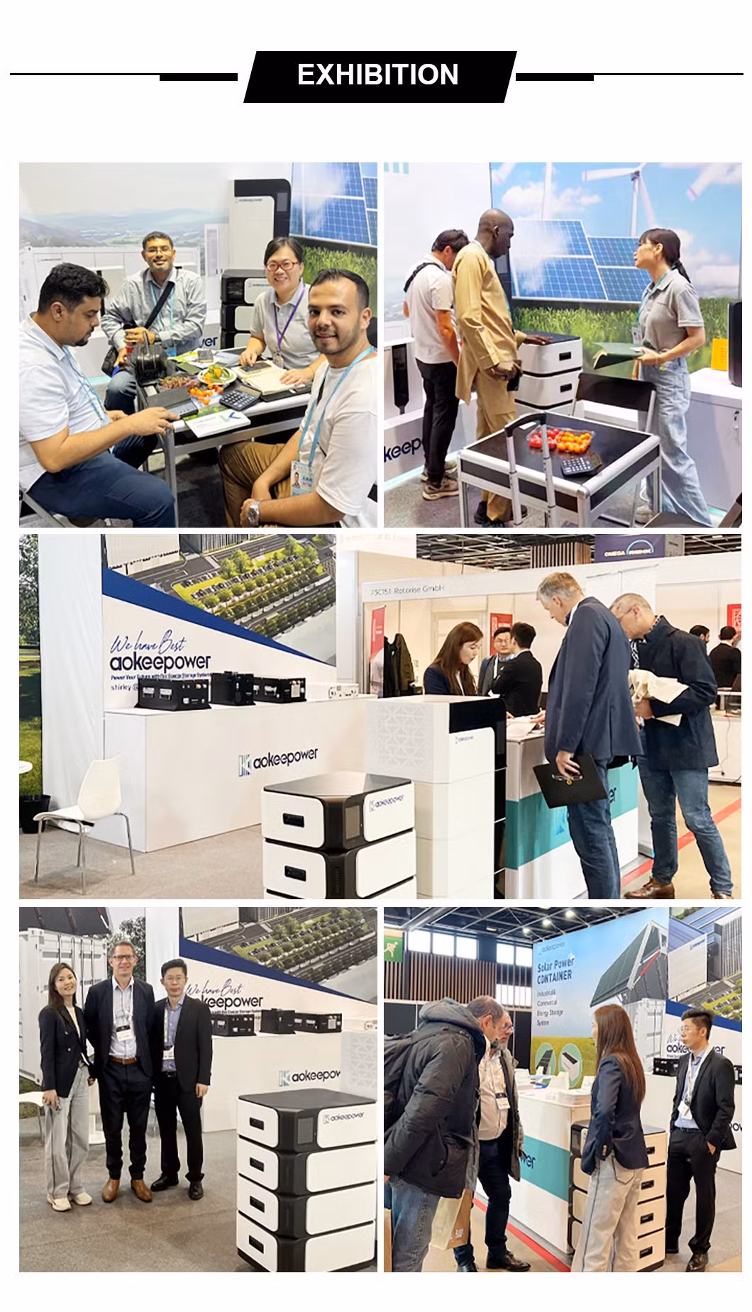 Aoke Eco-Friendly Advanced Industrial Solar Energy Storage System LiFePO4 Battery in China