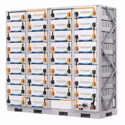 Pack in Wooden Case Battery Energy Storage System Batery for Solar Systems 1 MW