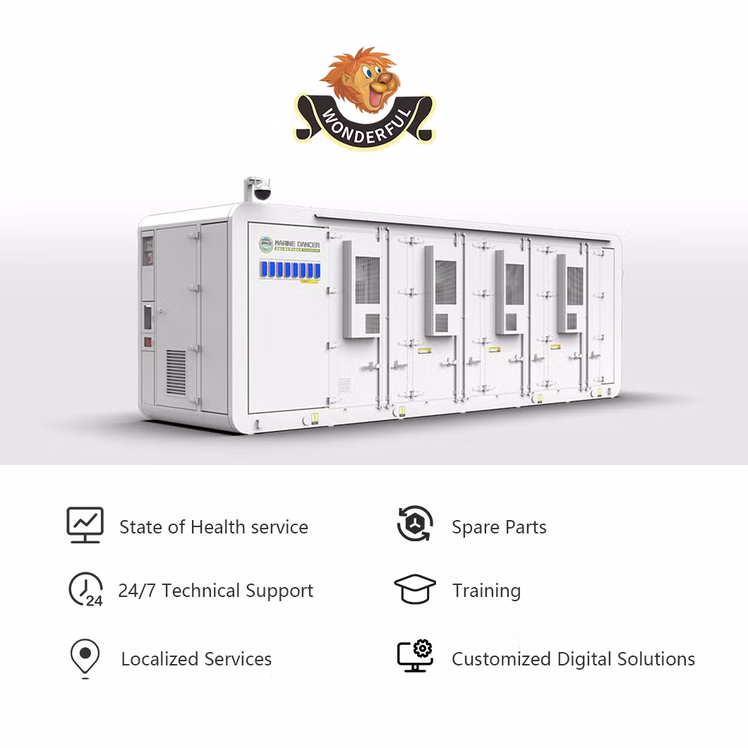 Container System Lifep04 Battery Hybrid Grid Mirco Grid Ess Bess Containers