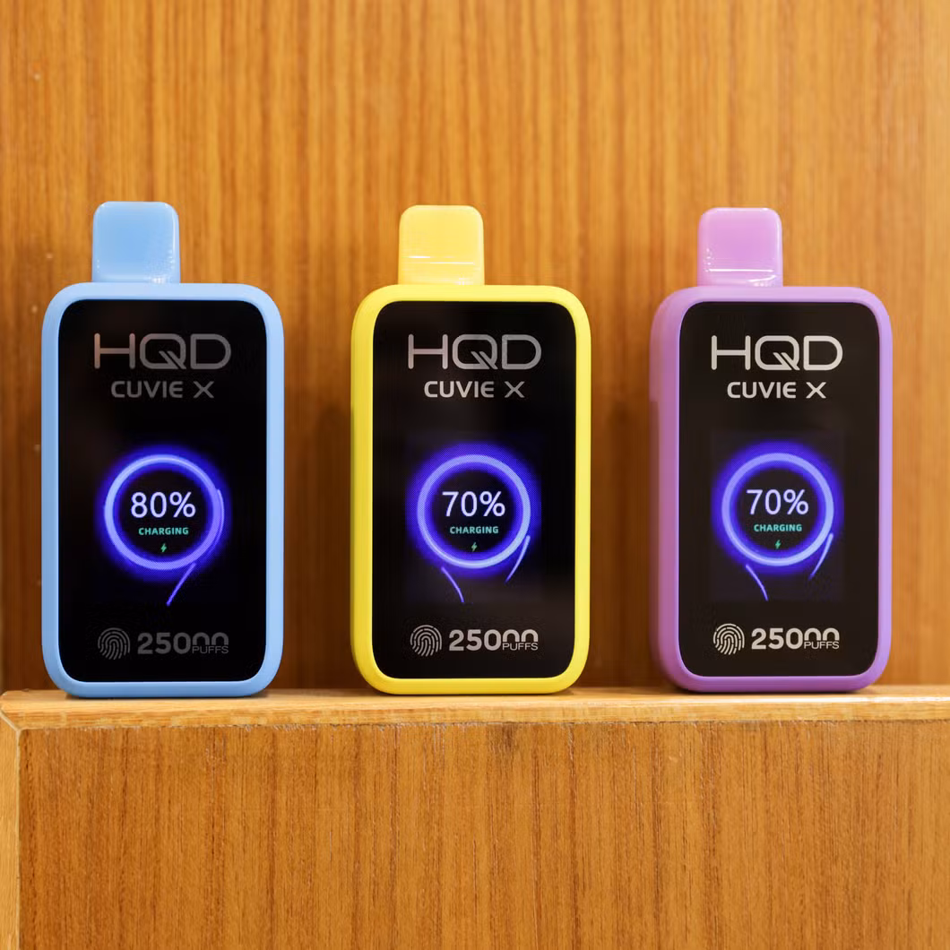 Hqd Cuvie X Puff 25000 Disposable Vape Device Best Price Factory Wholesale Digital Screen Disposable Mini Electronic Cigarettes 15K 20K 25K Vapor