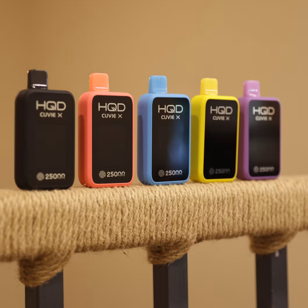 Hqd Cuvie X Puff 25000 Disposable Vape Device Best Price Factory Wholesale Digital Screen Disposable Mini Electronic Cigarettes 15K 20K 25K Vapor