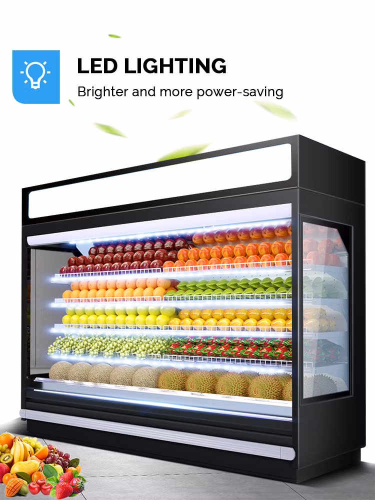 Retail Store Supermarket Grocery Plug in 3 Doors Freezer Cooler