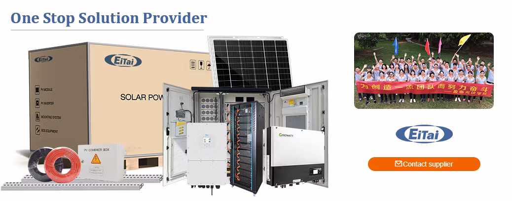 Full Package Fotovoltaic Three Phase 50kVA Hybrid Solar Energy Storage System 100kw