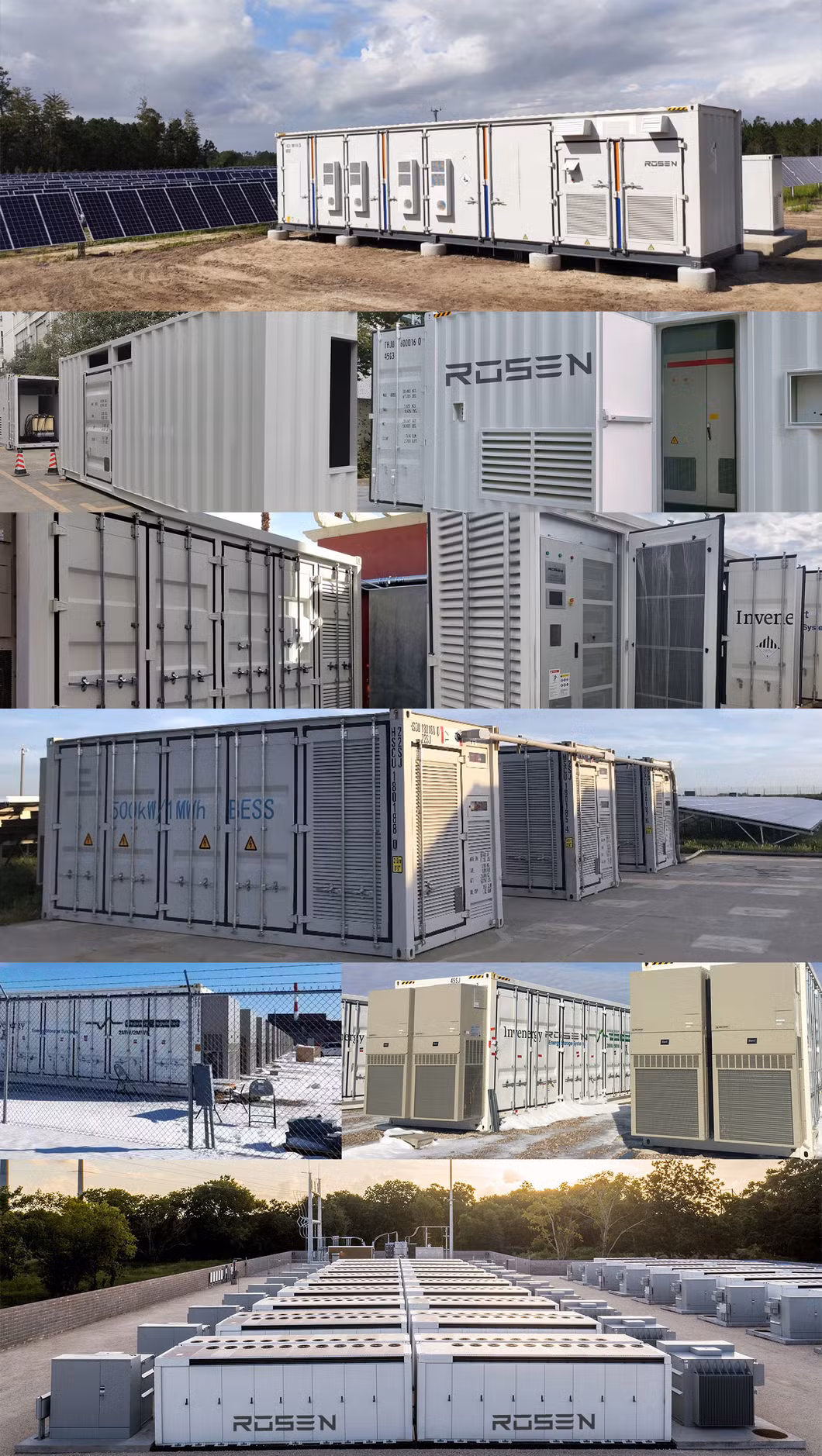 Rosenpv Alpha Energy Storage System Lithium Battery 50kwh Solar Power System