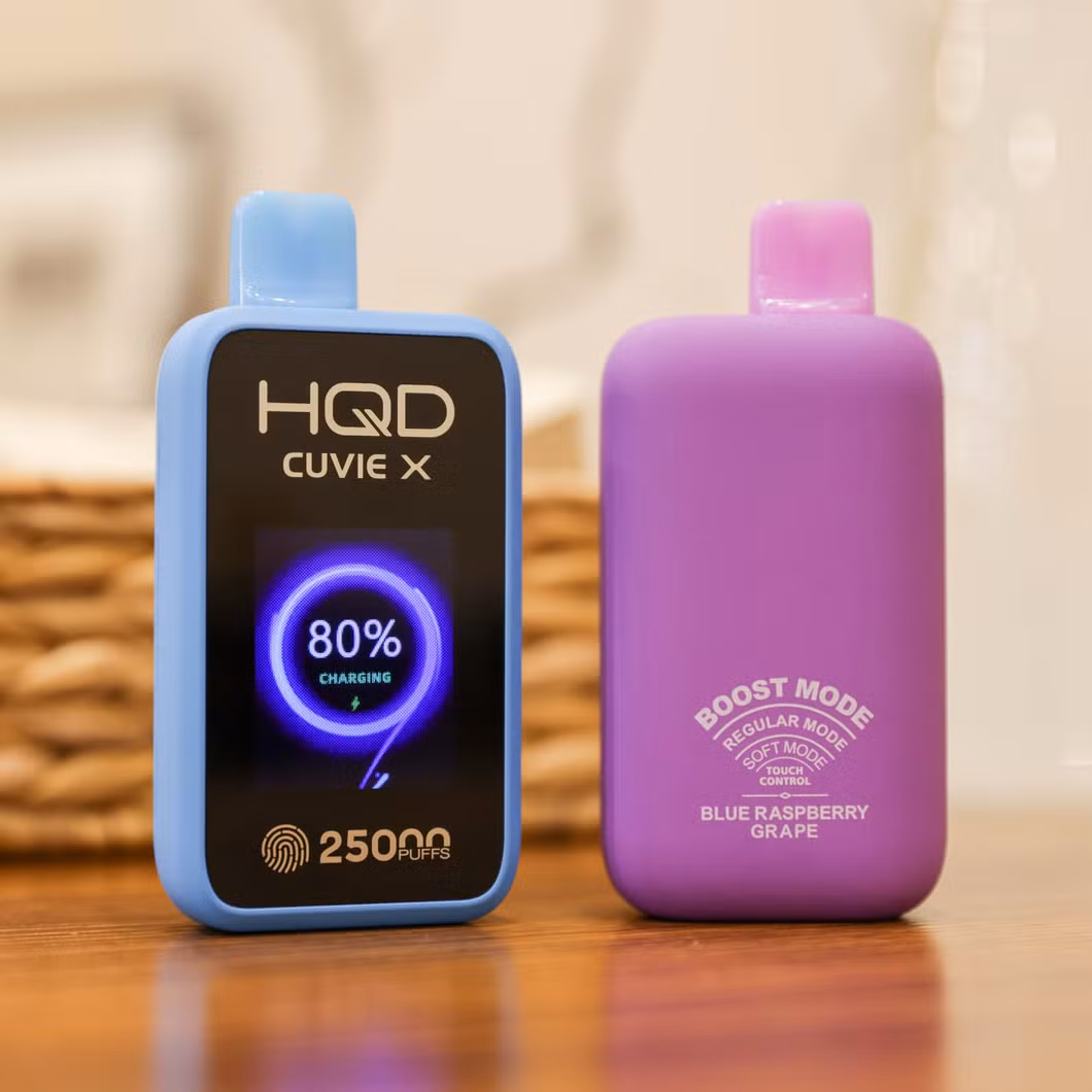 Hqd Cuvie X Puff 25000 Disposable Vape Device Best Price Factory Wholesale Digital Screen Disposable Mini Electronic Cigarettes 15K 20K 25K Vapor