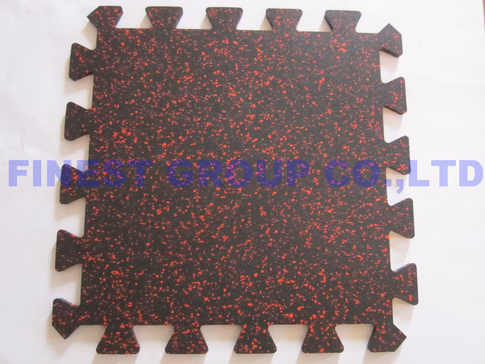Anti Vibration Shock Absorber Interlocking High Density Crossfit Gym Rubber EPDM Flooring/Floor/Tile/ Mat