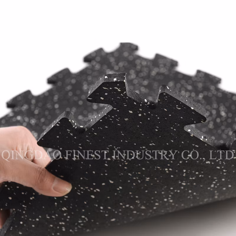 Anti Vibration Shock Absorber Interlocking High Density Crossfit Gym Rubber EPDM Flooring/Floor/Tile/ Mat