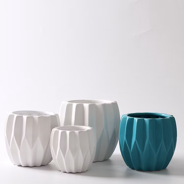 Matte White Wedding Decorating Plant Pots Indoor Planters for Garden