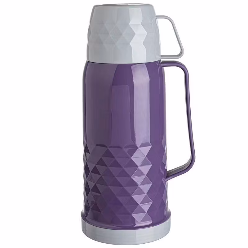Home Glass Refill Pink 2L 3.2L Home Custom Printing Decal Plastic Vacuum Flask Keep Hot White Glass Carafe Coffee Pot Plastic Flask Glass Carafe Coffee Pot