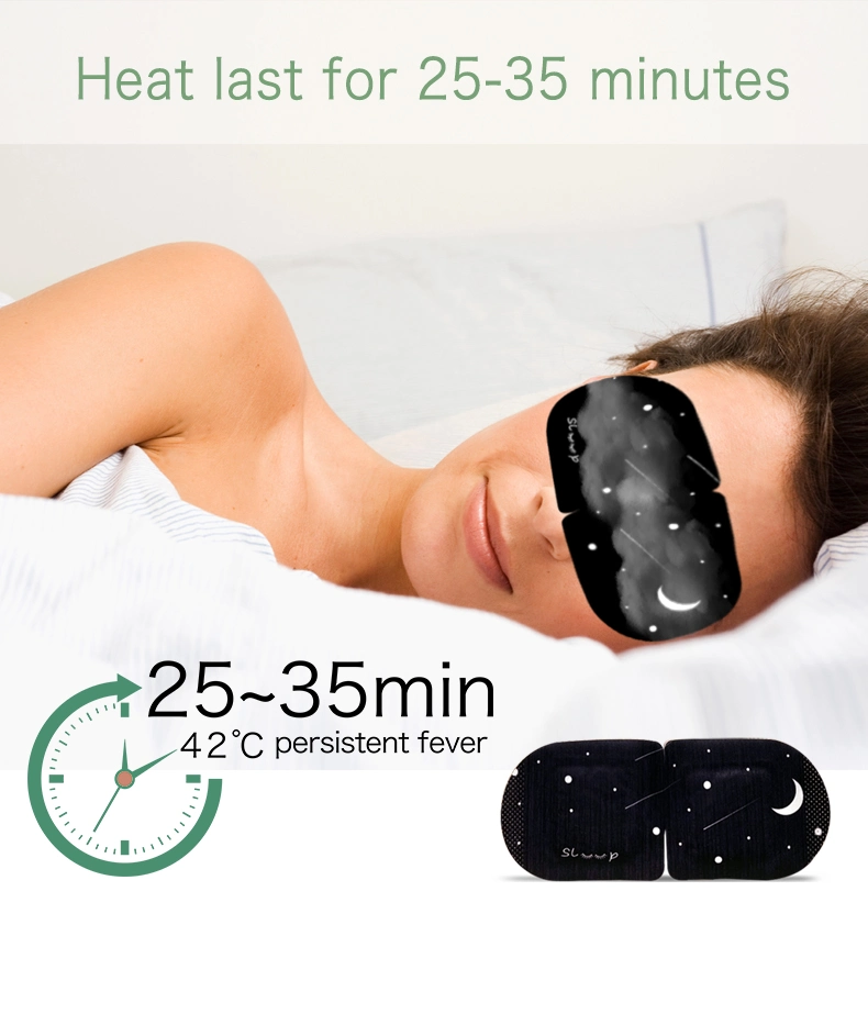 Disposable Steam Eye Mask Self-Heating Chamomile, Unscent, Lavender to Relieve Eye Fatigue Anti Aging Sleep Eyemask