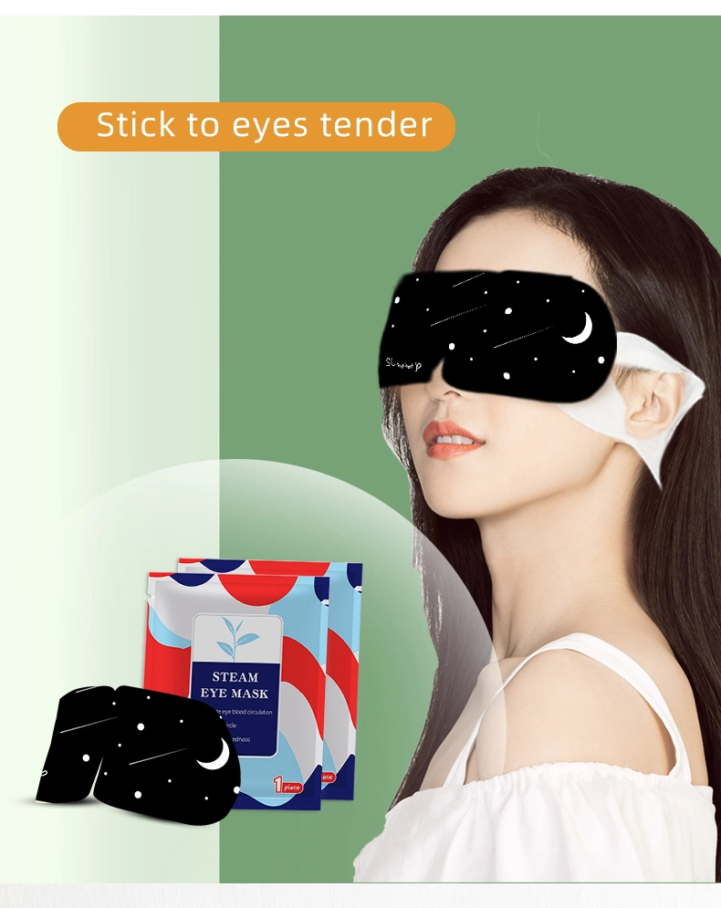Disposable Steam Eye Mask Self-Heating Chamomile, Unscent, Lavender to Relieve Eye Fatigue Anti Aging Sleep Eyemask