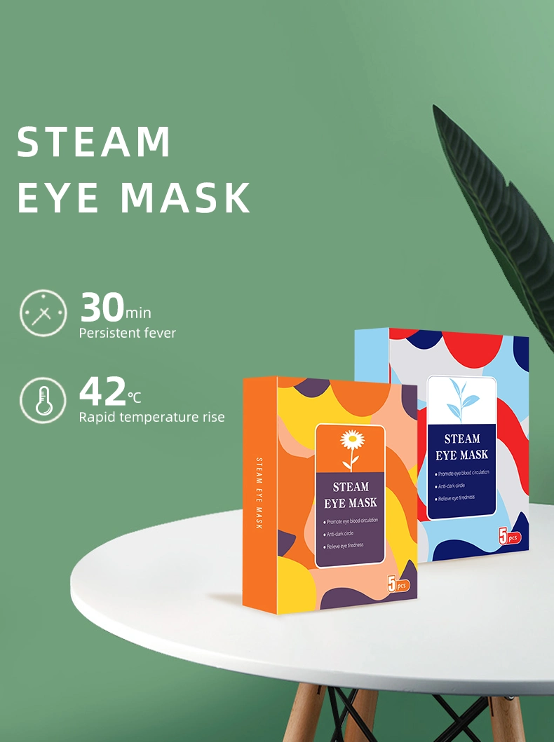 Disposable Steam Eye Mask Self-Heating Chamomile, Unscent, Lavender to Relieve Eye Fatigue Anti Aging Sleep Eyemask