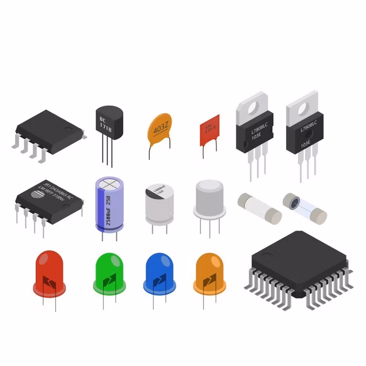 Ics, Capacitors, Resistors, Connectors, Transistors, Wireless, Iot Modules, Crystal, Bom List for Electronic Components
