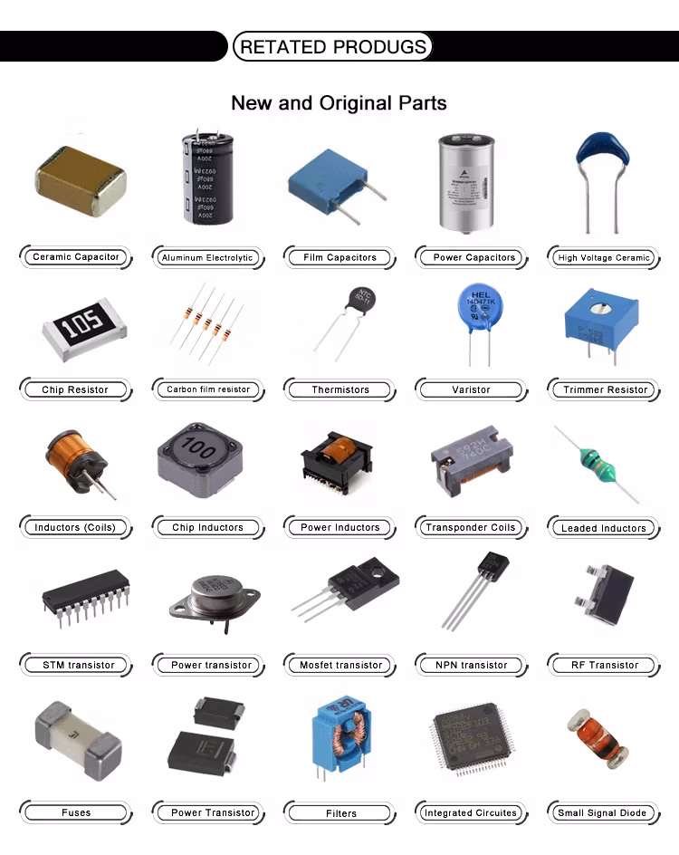 Ics, Capacitors, Resistors, Connectors, Transistors, Wireless, Iot Modules, Crystal, Bom List for Electronic Components