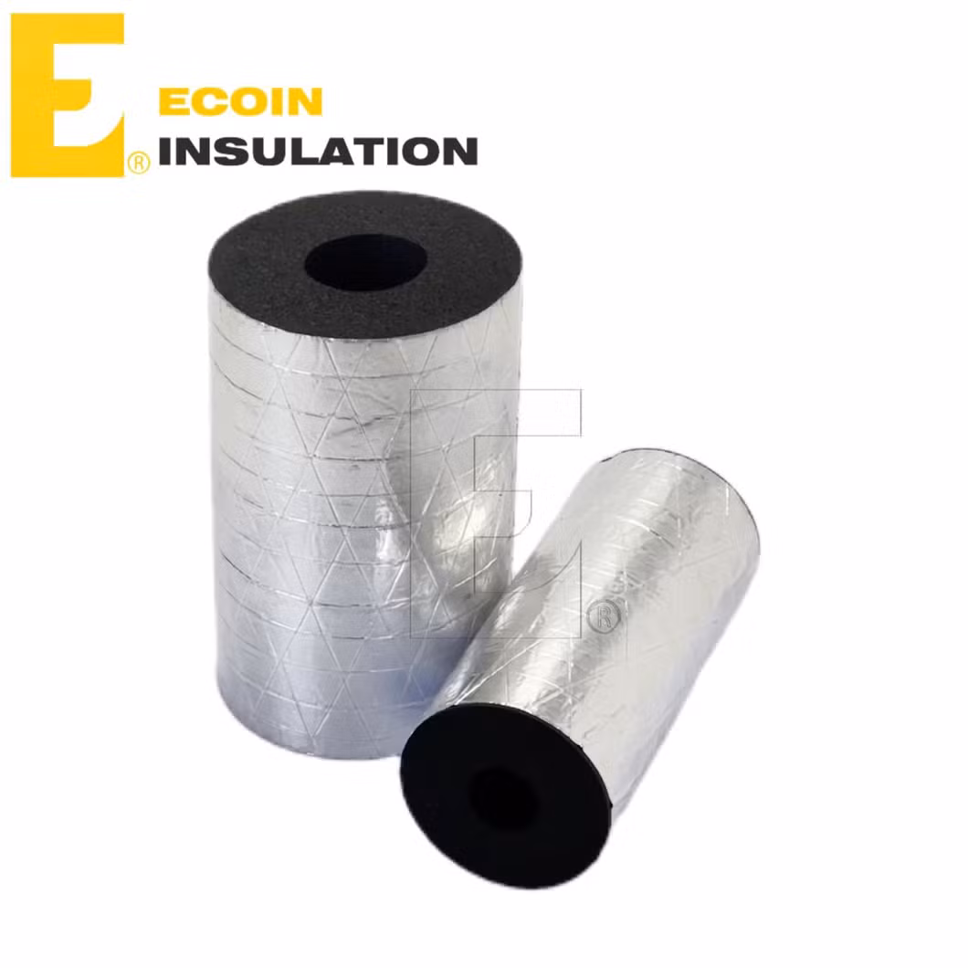 Soft Plastic Pipes High-Temperature Rubber Foam Pipe Insulation Black Rubber Foam Insulation Tubes for Air Duct