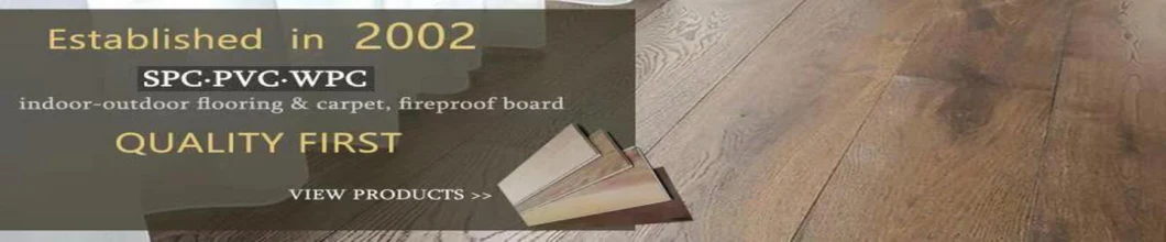 Wonder Floor PVC Vinyl Flooring Waterproof Lvt Spc Floor for Bathroom PVC Tile with Click Laminate Wood Color Flooring