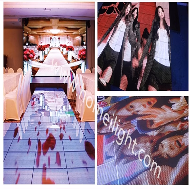 New HD P12.5mm Wholesale Full Color Screen Dance Floor for Stage Concert Hall Disco Club