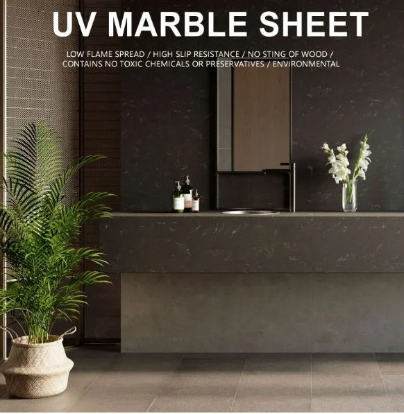 Factory Direct Modern Color Plastic-Floor Anti Slip Marble Look PVC Flooring Hybrid Spc Rigid Core Plastic Vinyl Flooring Spc Flooring with IXPE