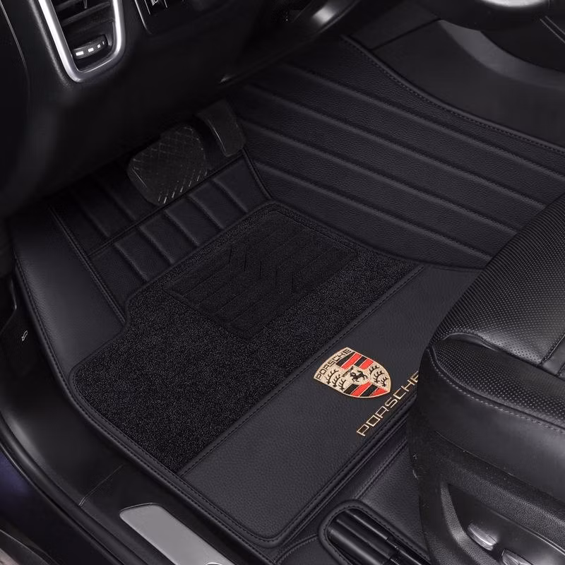Bdk Original Proliner 3 Piece Heavy Duty Front & Rear Rubber Floor Mats for Car SUV Van & Truck, Black - All Weather Floor Protection for All Cars