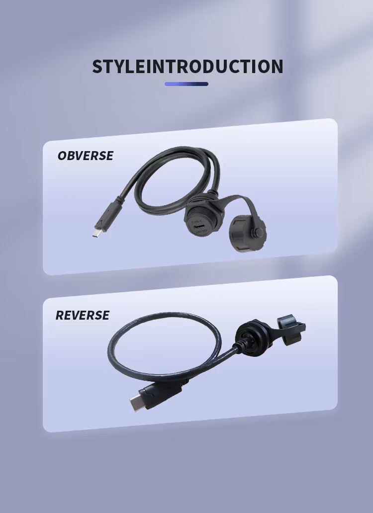 Lshitech Type-C Waterproof Seal Solder Splicing Wire Harness Cord Cable Powercord to Board Nut Joint Interface Fitting Plug Connectors