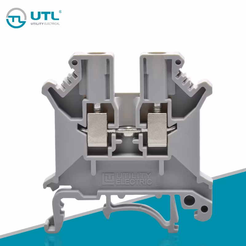 Utl Jut1-2.5 2.5mm UK2.5 Screw Type Low Voltage Phoenix Terminal Block for Electrical Cabinet