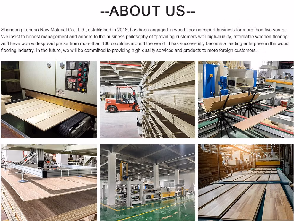 8mm-12mm Click Composite Decking Laminate Wood Floors Flooring Waterproof Anti-Slip Easy Installation Multi- Color Laminate Flooring Covering