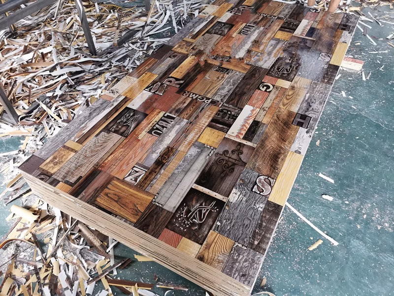 MDF Export Furniture Backboard Wood Board Decoration Material Wood Leather
