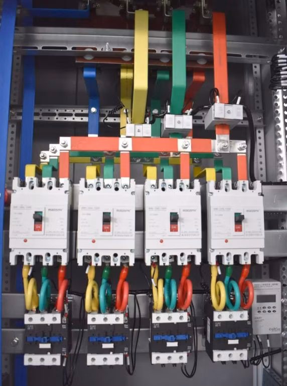 Green Storage Distribution Board Cabinet China Outdoor Low Voltage Power Electrical Distribution Cabinet for Power Factor Correction