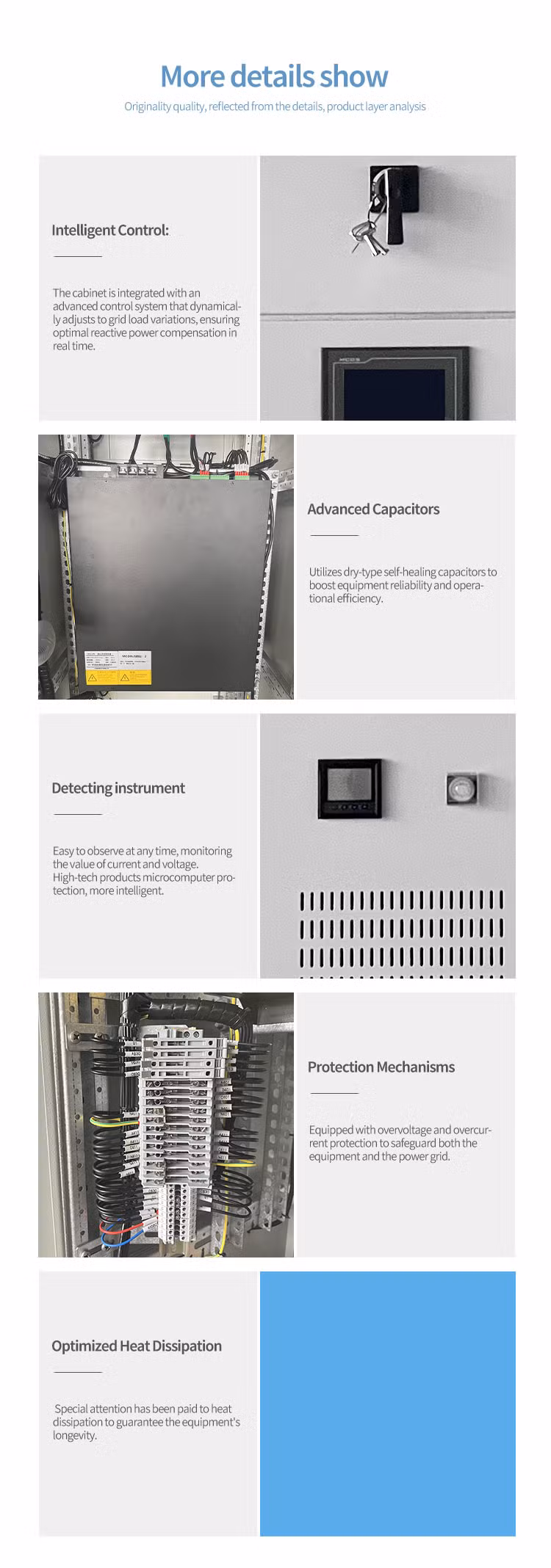 Large Capacity Svg Type Active Power Factor Correction Integrated Control System Wall Mounted Reactive Power Compensation Svg