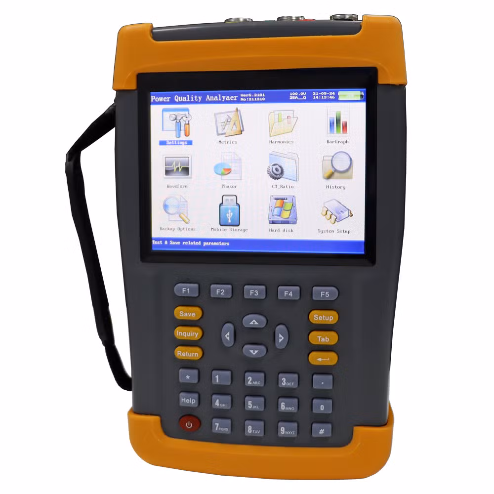 X710 portable power quality analysis harmonics three phase power quality analyser