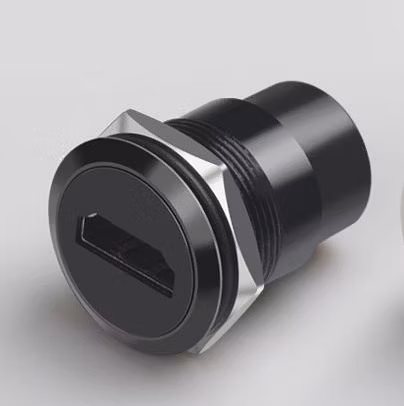 C-Type Connector HDMI Keystone Jack Wall Panel Mount Connector Waterproof Connector