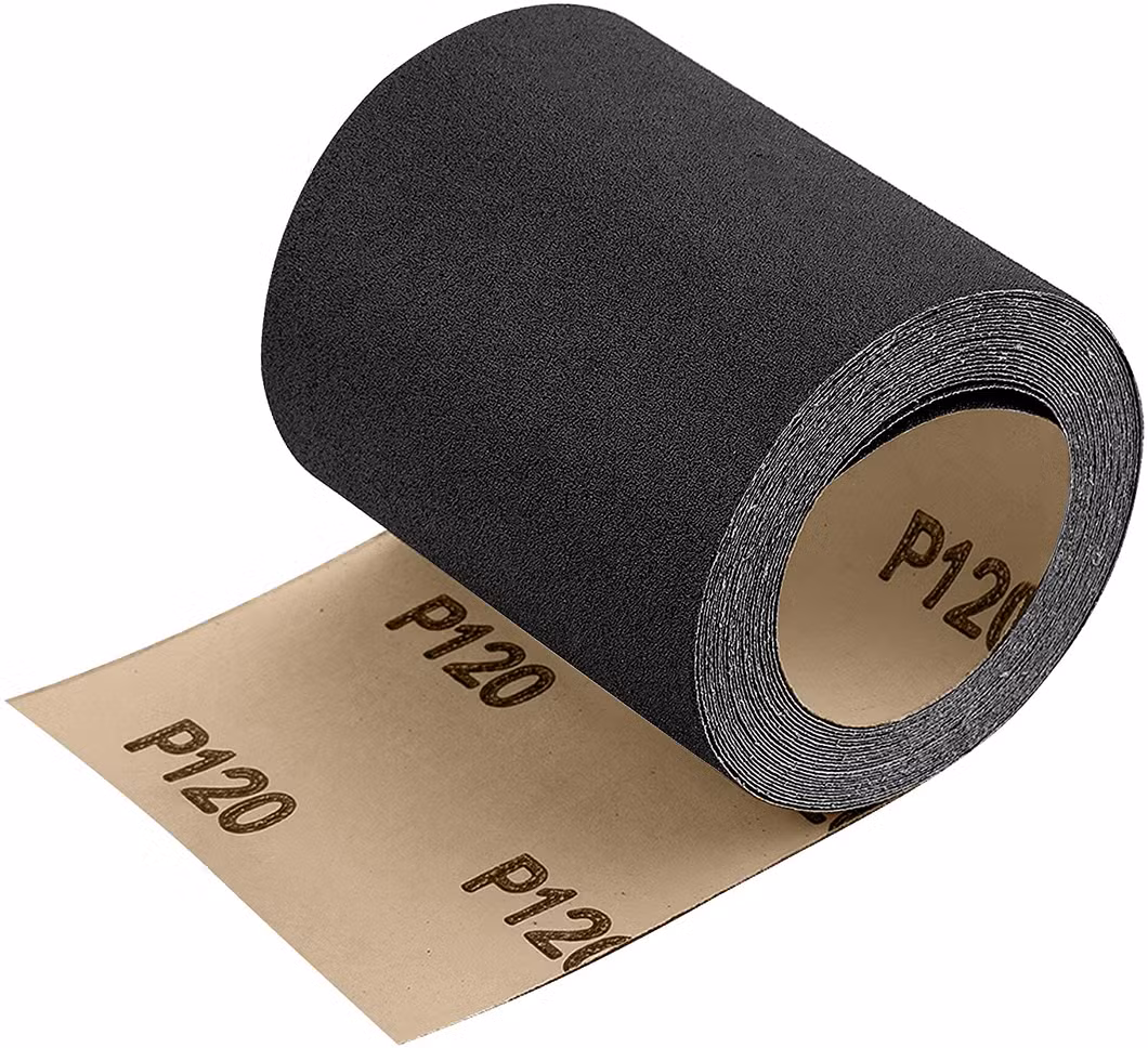 Manufacturer Aluminum Oxide Abrasive Sandpaper Roll Emery Cloth Roll for Wood, Metal