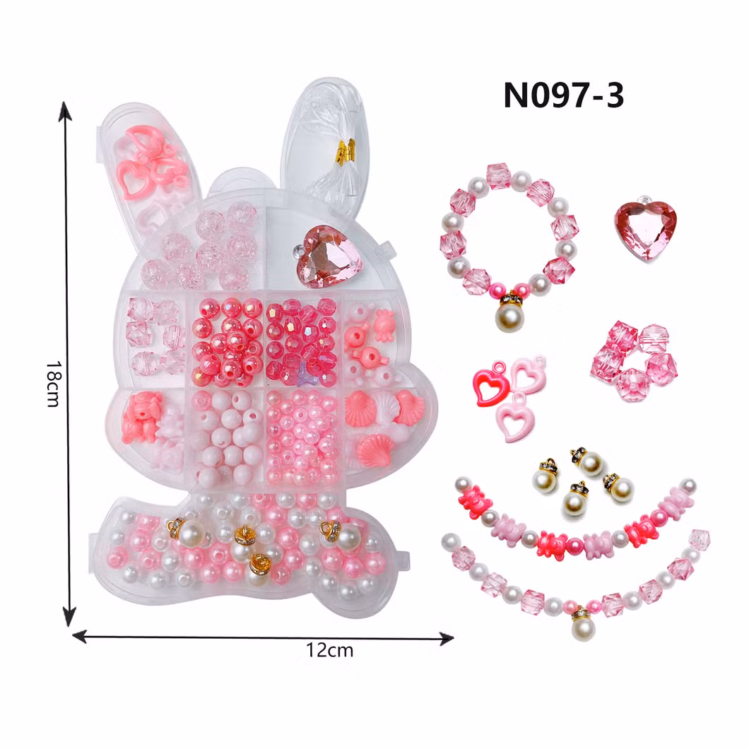 Colourful Creative DIY Beads with Flower or Shell Pendants for Little Girl